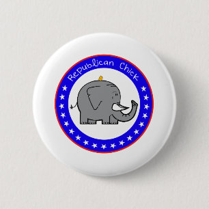 republikanische Küken Button
