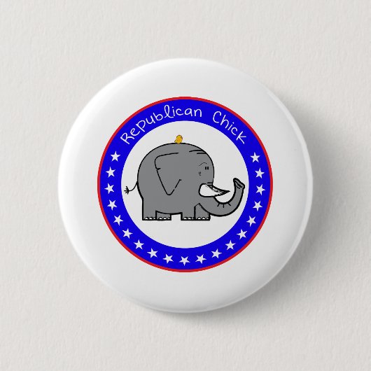 republikanische Küken Button (Vorderseite)