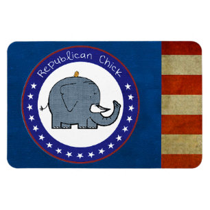 republikanische Küken Magnet