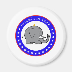 republikanische Küken Magnet