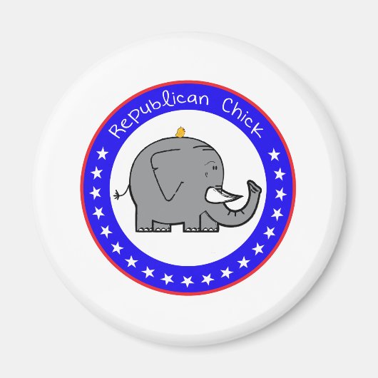 republikanische Küken Magnet (Vorne)