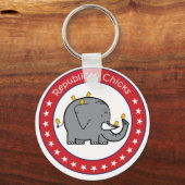 Republikanische Küken Schlüsselanhänger (Vorderseite)