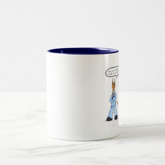 Republikanische Logik Zweifarbige Tasse (Mittel)