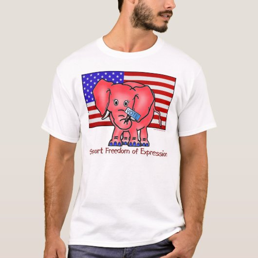 Republikanische Meinungsfreiheit T-Shirt (Vorderseite)