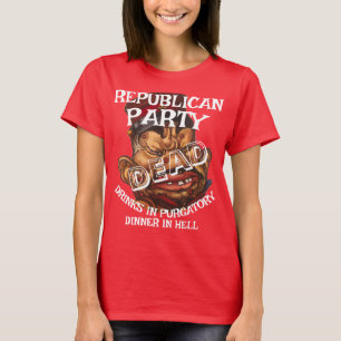 REpublikanische Partei Tote LF VG HG Nachruf Beerd T-Shirt