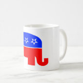 Republikanische Party-Tasse Kaffeetasse (VorderseiteRechts)