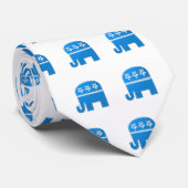 republikanische Partyelefant-Krawatte Krawatte (Gerollt)