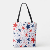 Republikanische Patriotic Stars Tote Tag Tasche (Rückseite)