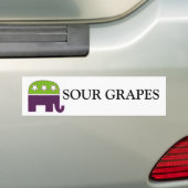 Republikanische, SAURE TRAUBEN Autoaufkleber (Auf Auto)