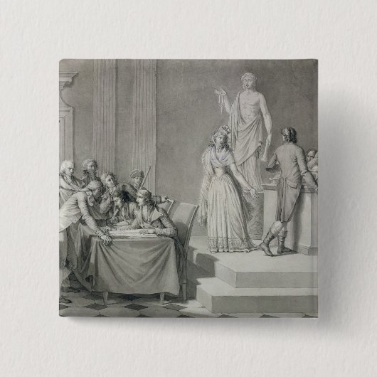 Republikanische Scheidung Button (Vorderseite)