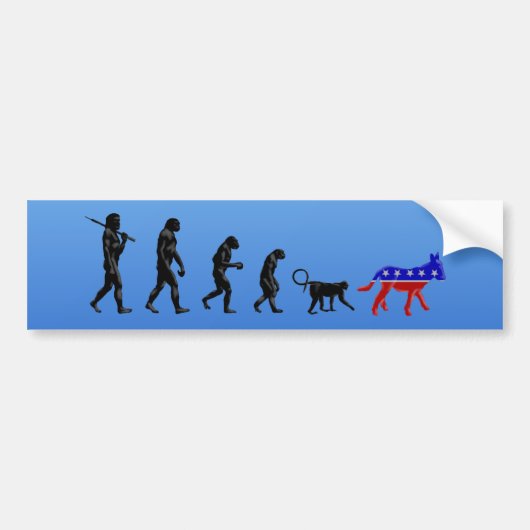 Republikanische Theorie des Verlaufs Autoaufkleber (Vorne)