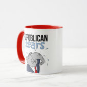 Republikanische Tränen Tasse (Vorderseite Links)