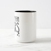 Republikanische Tränen Zweifarbige Tasse (Mittel)