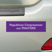 republikanische Verräter Autoaufkleber (Auf Auto)