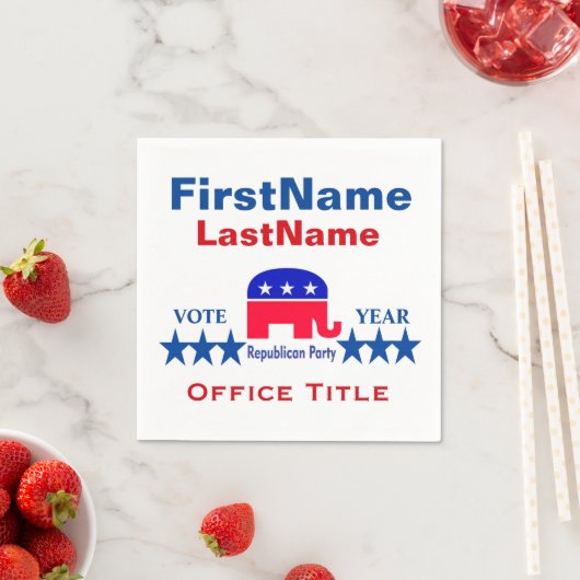 Republikanische Vorlagen Serviette (Beispiel)