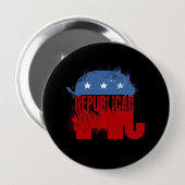 REPUBLIKANISCHE WAHL BUTTON (Vorne & Hinten)