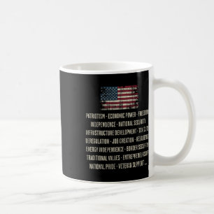 Republikanische Werte Patriotismus Freiheit Unabhä Kaffeetasse