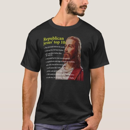 Republikanischen Jesuss T-Shirt (Vorderseite)