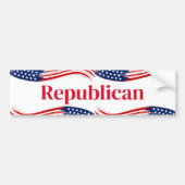 Republikanischer Autoaufkleber (Vorne)