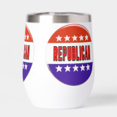 Republikanischer Button (Rückseite)