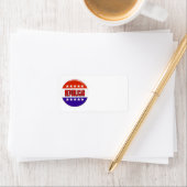 Republikanischer Button Adressaufkleber (Insitu)