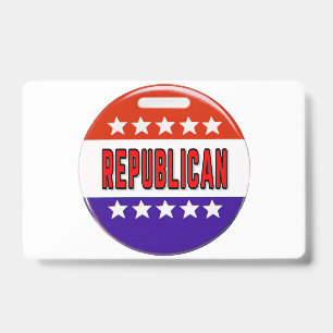 Republikanischer Button Ausweis