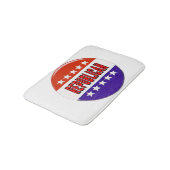 Republikanischer Button Badematte (Schrägansicht)