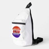 Republikanischer Button Crossbody Bag (Rechte Ecke)