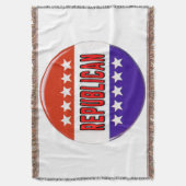 Republikanischer Button Decke (Vorderseite Vertikal)