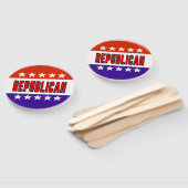 Republikanischer Button Fächer (Non-assembled)