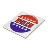 Republikanischer Button Fliese (Seite)