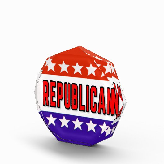 Republikanischer Button Fotoblock (Rechts)