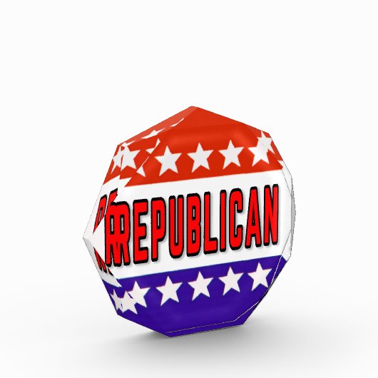 Republikanischer Button Fotoblock (Links)