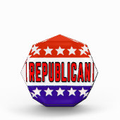 Republikanischer Button Fotoblock (Vorderseite)