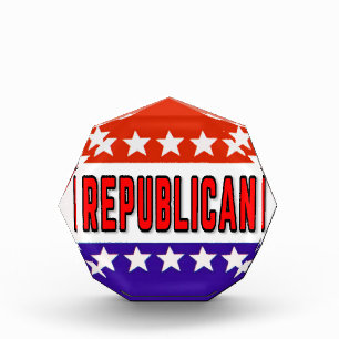 Republikanischer Button Fotoblock