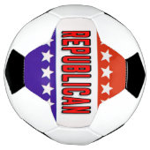 Republikanischer Button Fußball (Gedreht)