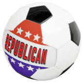 Republikanischer Button Fußball (Dreiviertel)