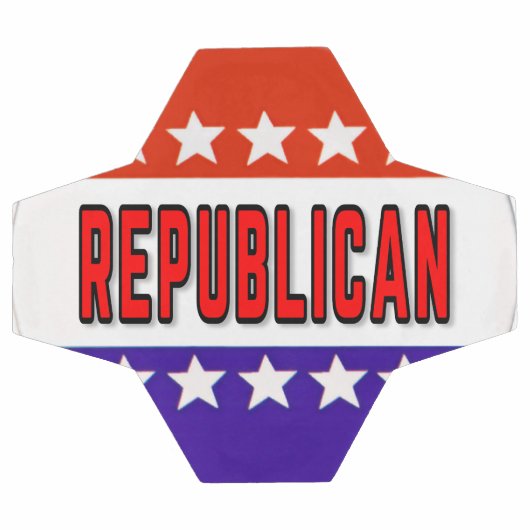 Republikanischer Button Fußball (Flach)