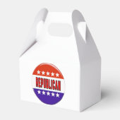 Republikanischer Button Geschenkschachtel (Rückseite)
