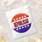 Republikanischer Button Geschenktütchen (Ausgeschnitten)