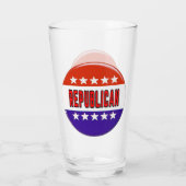 Republikanischer Button Glas (Rückseite)