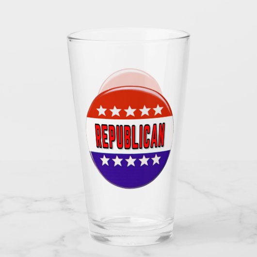 Republikanischer Button Glas (Vorderseite)