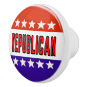 Republikanischer Button Keramikknauf (Rechts)