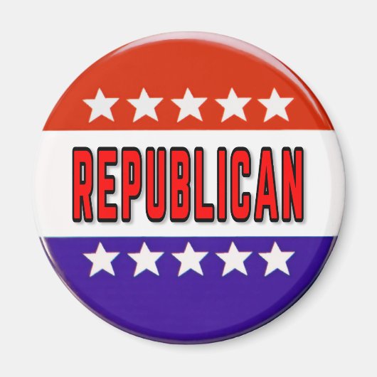 Republikanischer Button Magnet (Vorne)