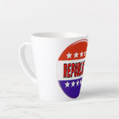 Republikanischer Button Milchtasse (Linke Ecke)