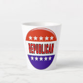 Republikanischer Button Milchtasse (Vorderseite)