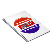 Republikanischer Button Notizblock (Rechte Seite)