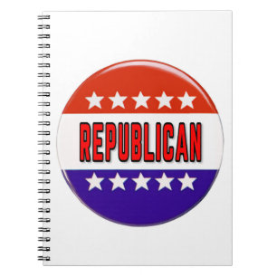 Republikanischer Button Notizblock