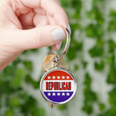 Republikanischer Button Schlüsselanhänger (Hand)
