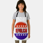 Republikanischer Button Schürze (Insitu)